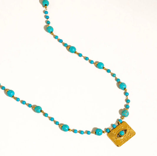 Rubis Beaded Necklace