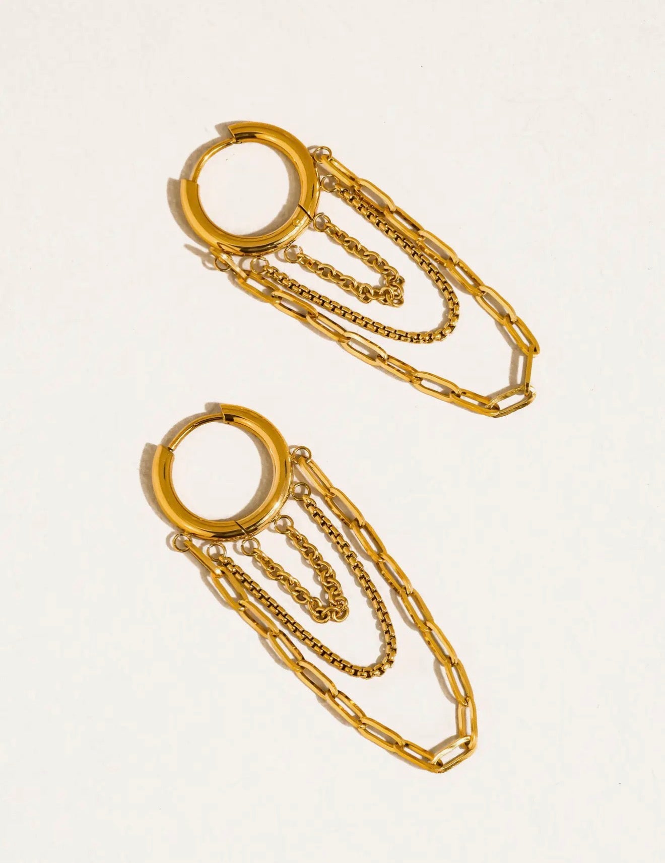 Vianne Chain Drop Earrings