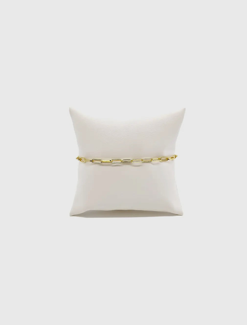 Paperclip Chain Charm Bracelet