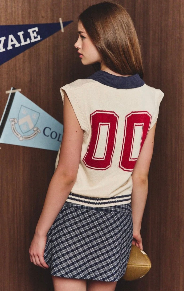 Varsity Knit Sweater