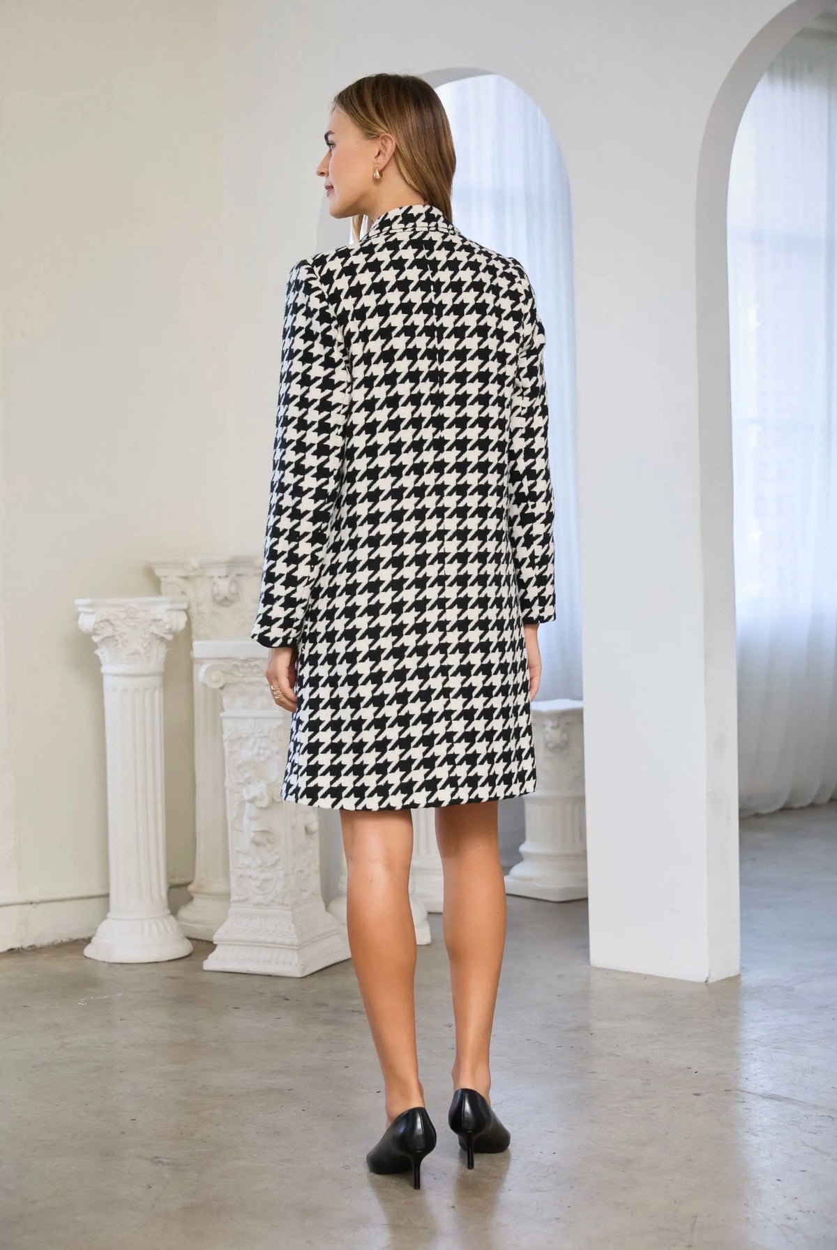 Corie Houndstooth Coat