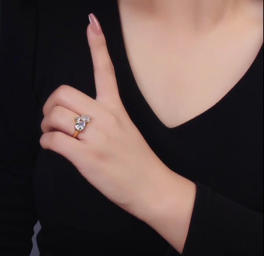 Dainty Stone Ring