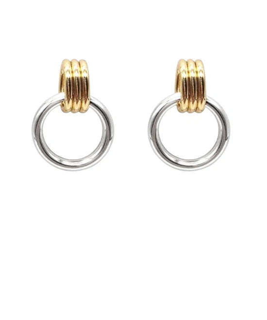 Erin Oval Layer Earrings