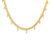 Curb Chain Baguette Adjustable  Choker Necklace