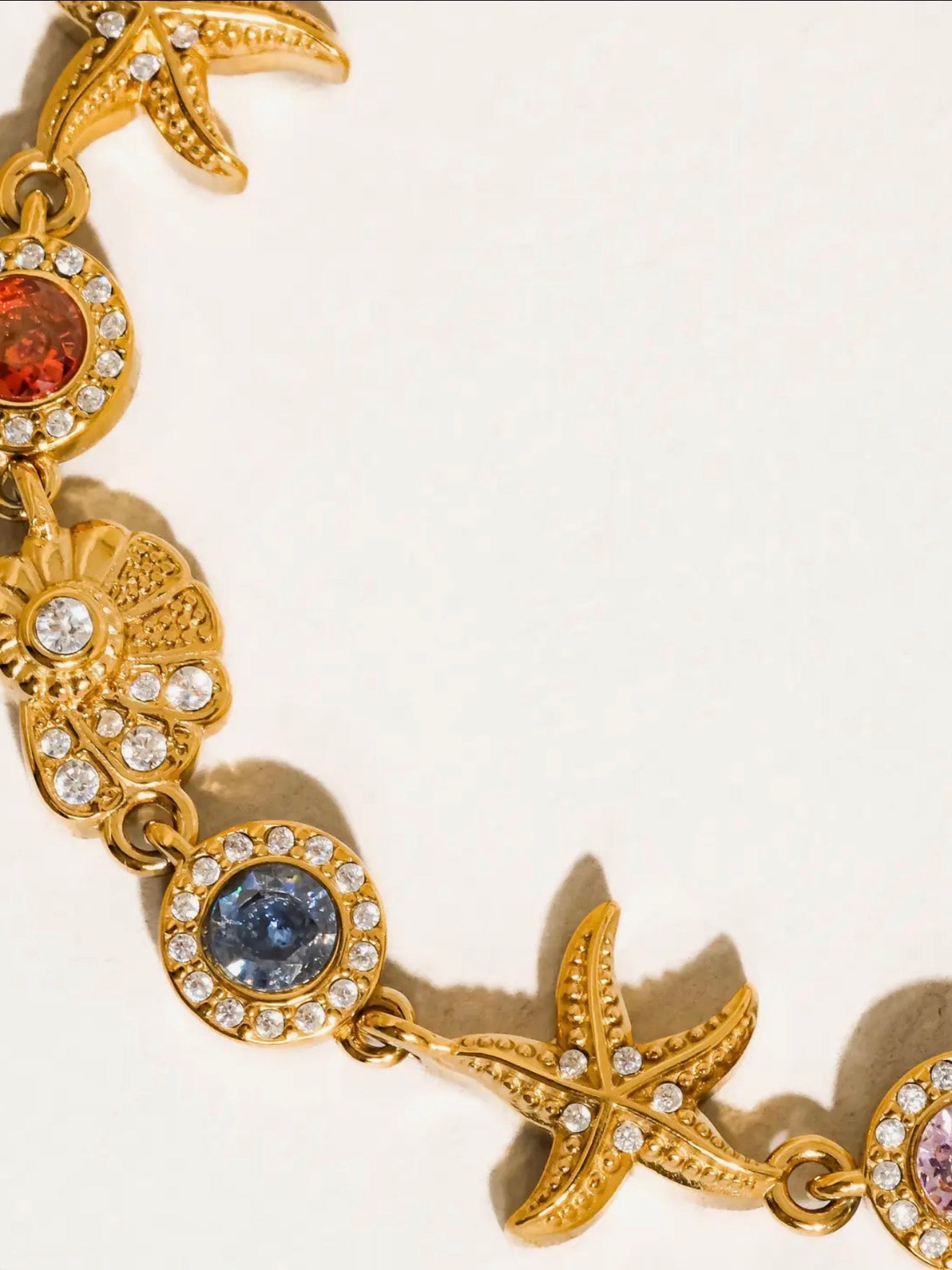 Laramie Starfish Charm Bracelet