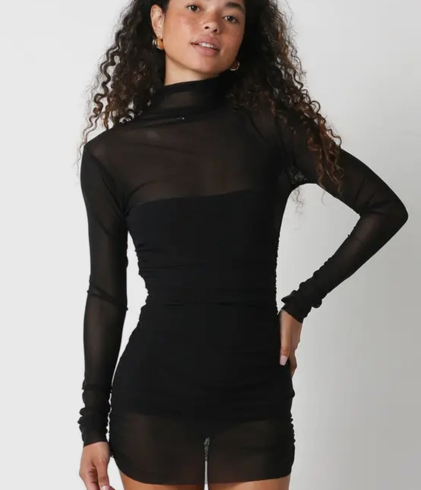 Nicole Bodysuit Mini Dress
