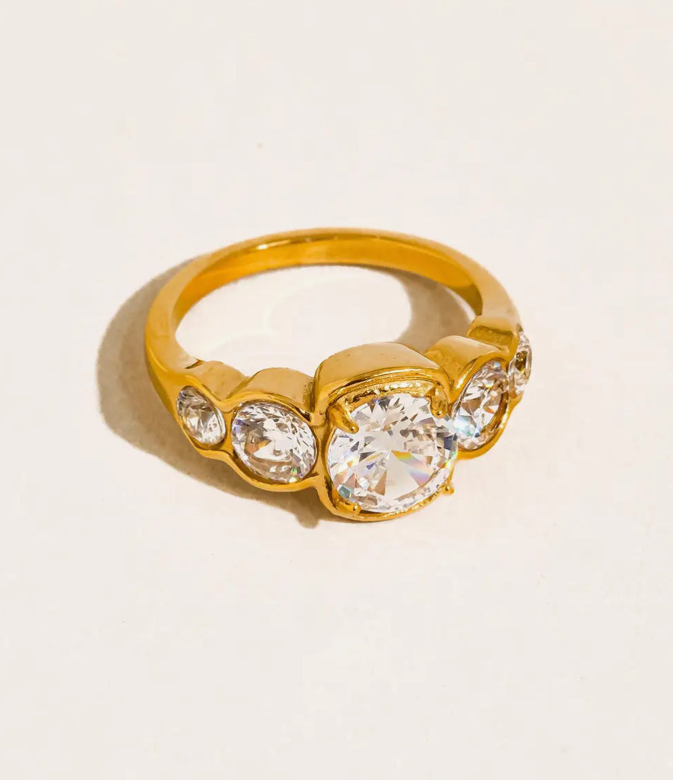 Irid Multi Stone Ring