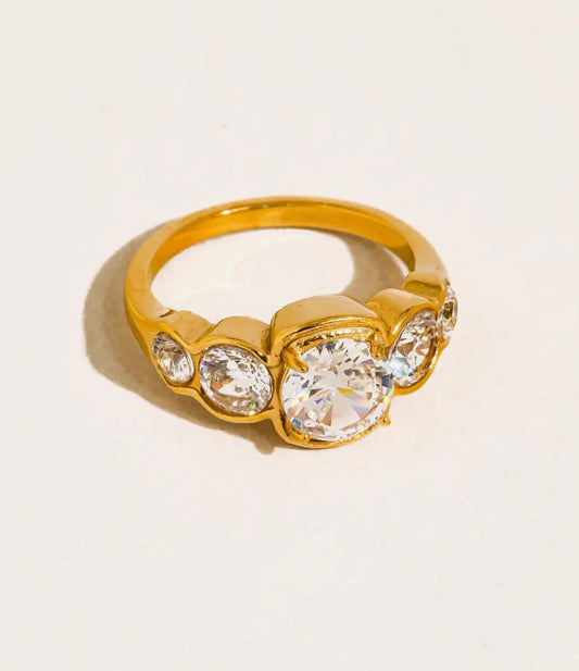 Irid Multi Stone Ring