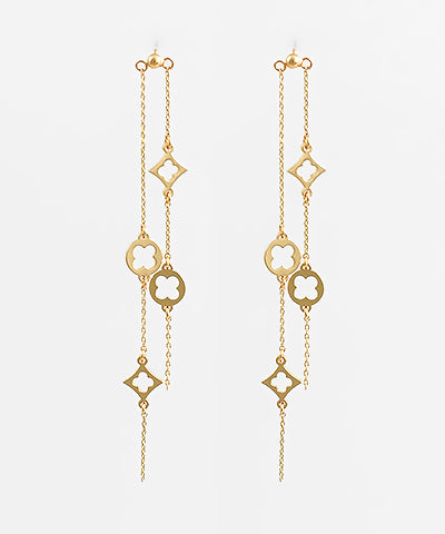 Hallie Clover Drop Earrings