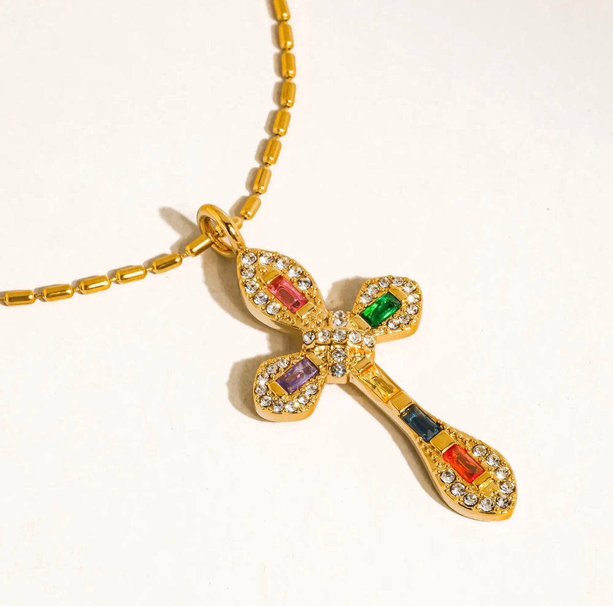 Axelle Cross Necklace