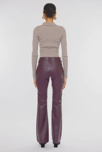 Tara Faux Leather Pants