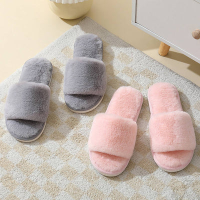 Chic Fuzzy Slippers