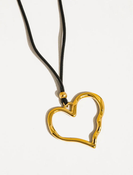 Jeffrey Heart Necklace