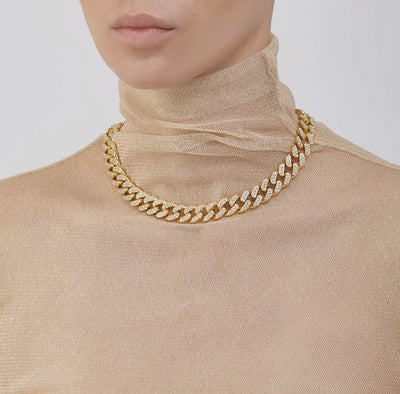 Flat Curb Chain Necklace