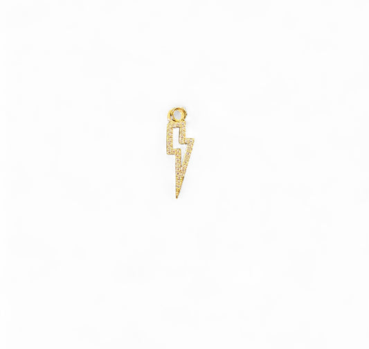 Hollow Lightning Bolt Charm