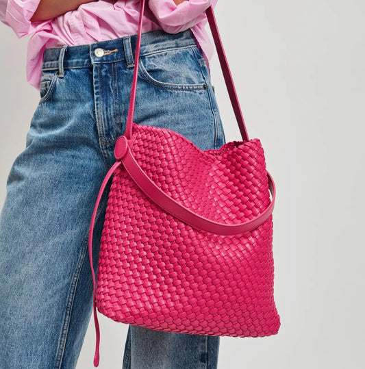 Edith Woven Hobo Bag