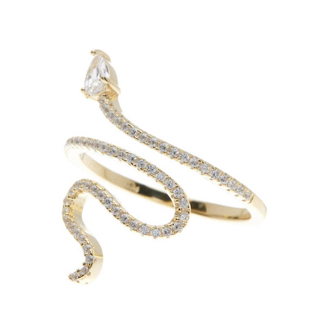 Snake Crystal Ring