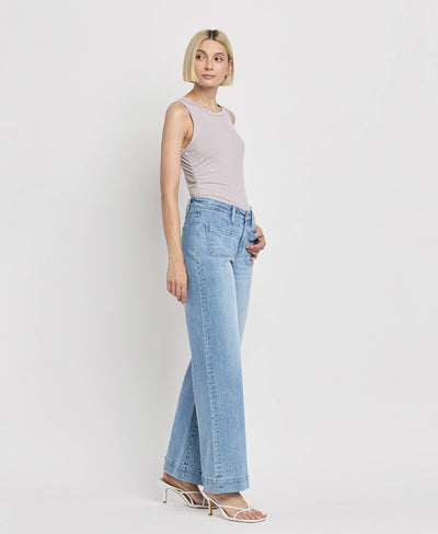 High Rise Trouser Jeans