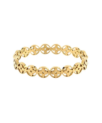 Lyric Linked Clover Bracelet