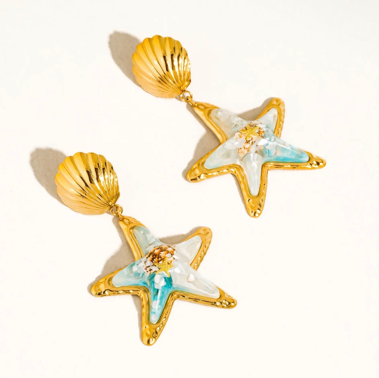 Azzuro Starfish Earrings