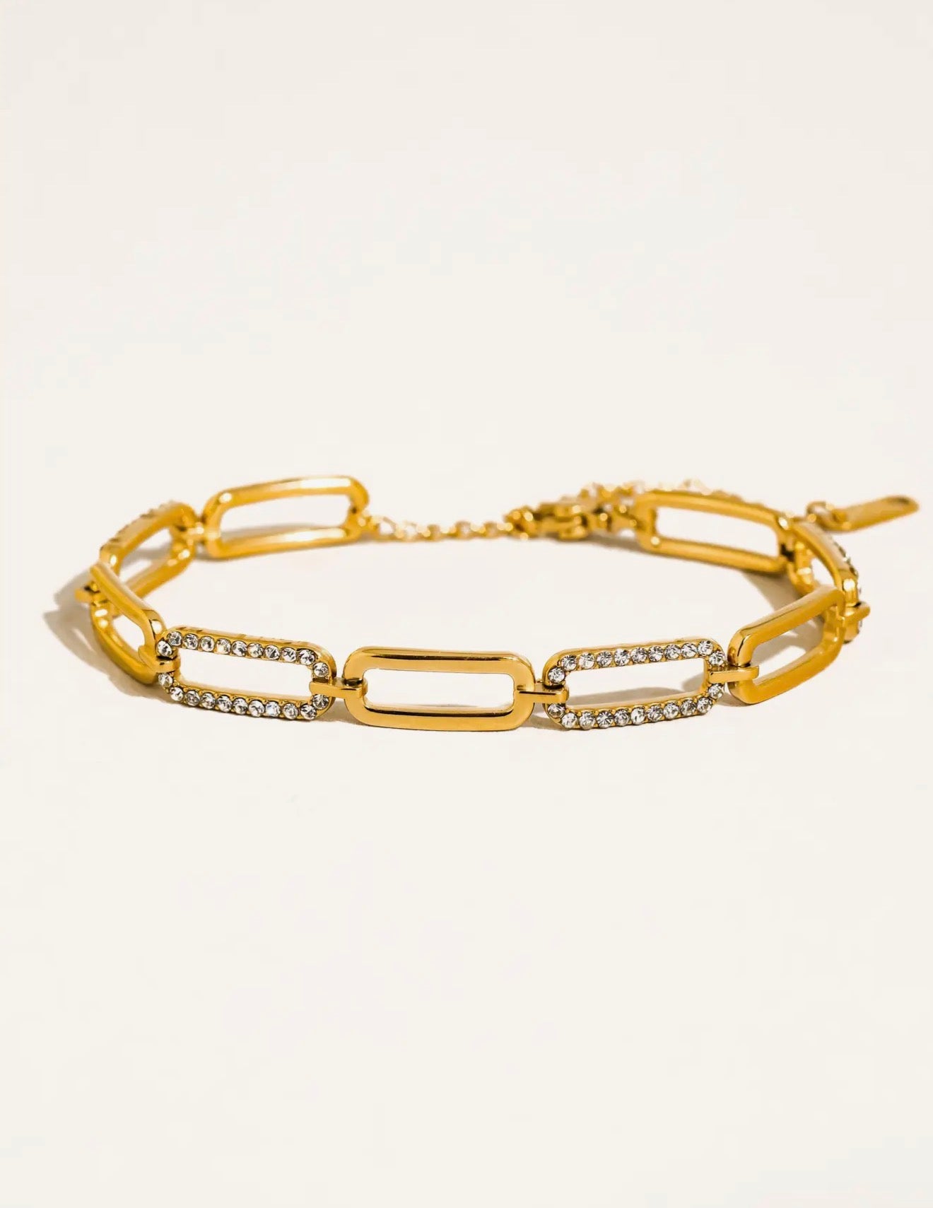 Évasion Rhinestone Chain Bracelet