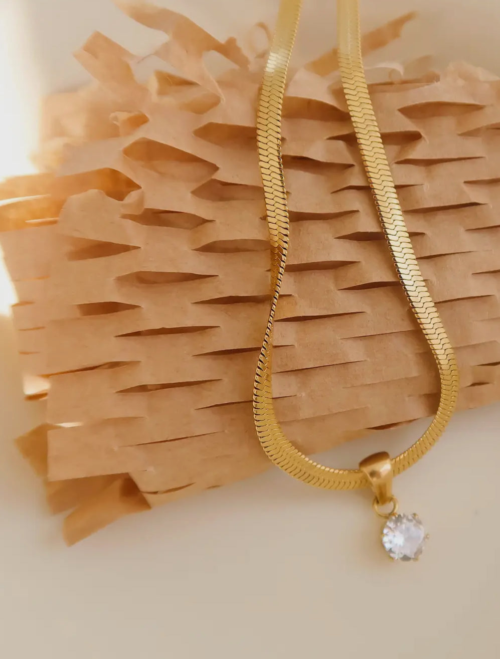 Blanc Snake Chain Necklace