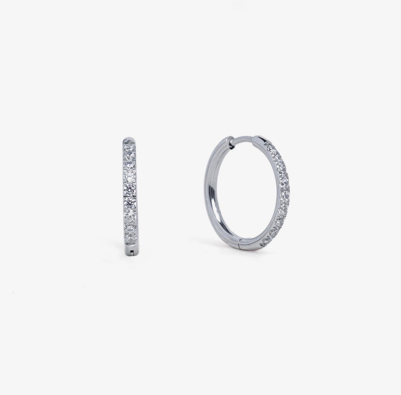 Dillon Diamond Hoops