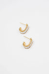 Square Diamond Hoops