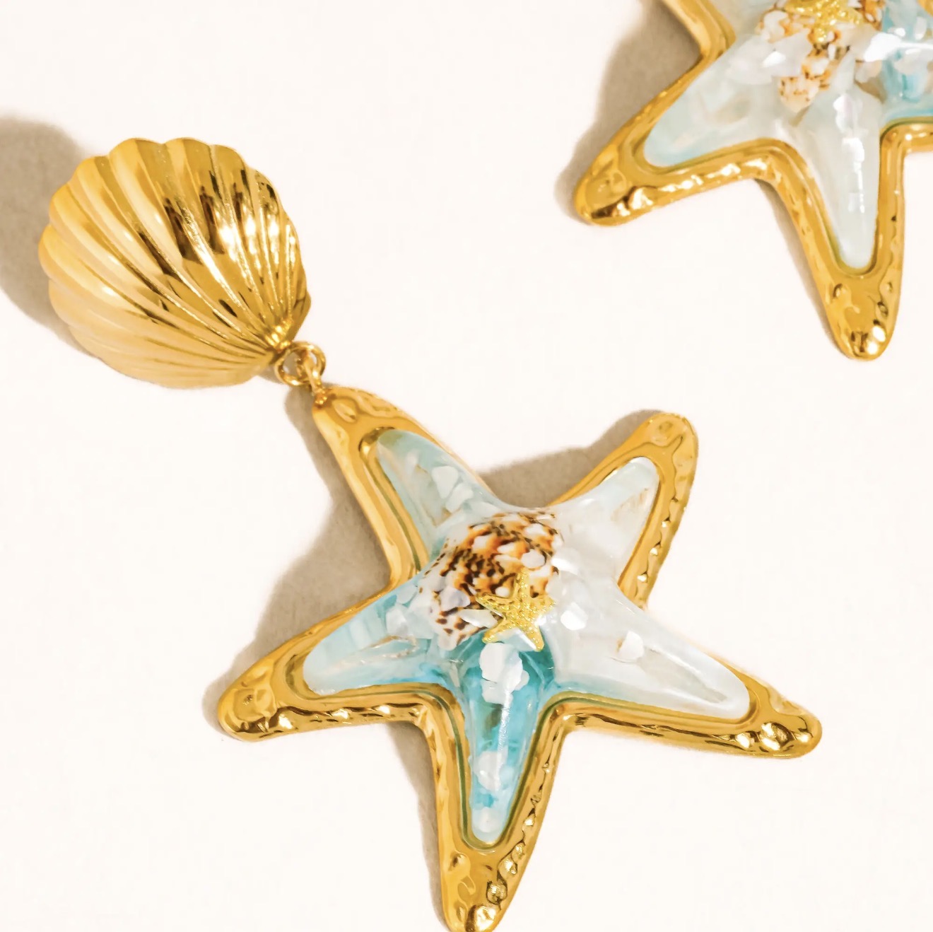 Azzuro Starfish Earrings