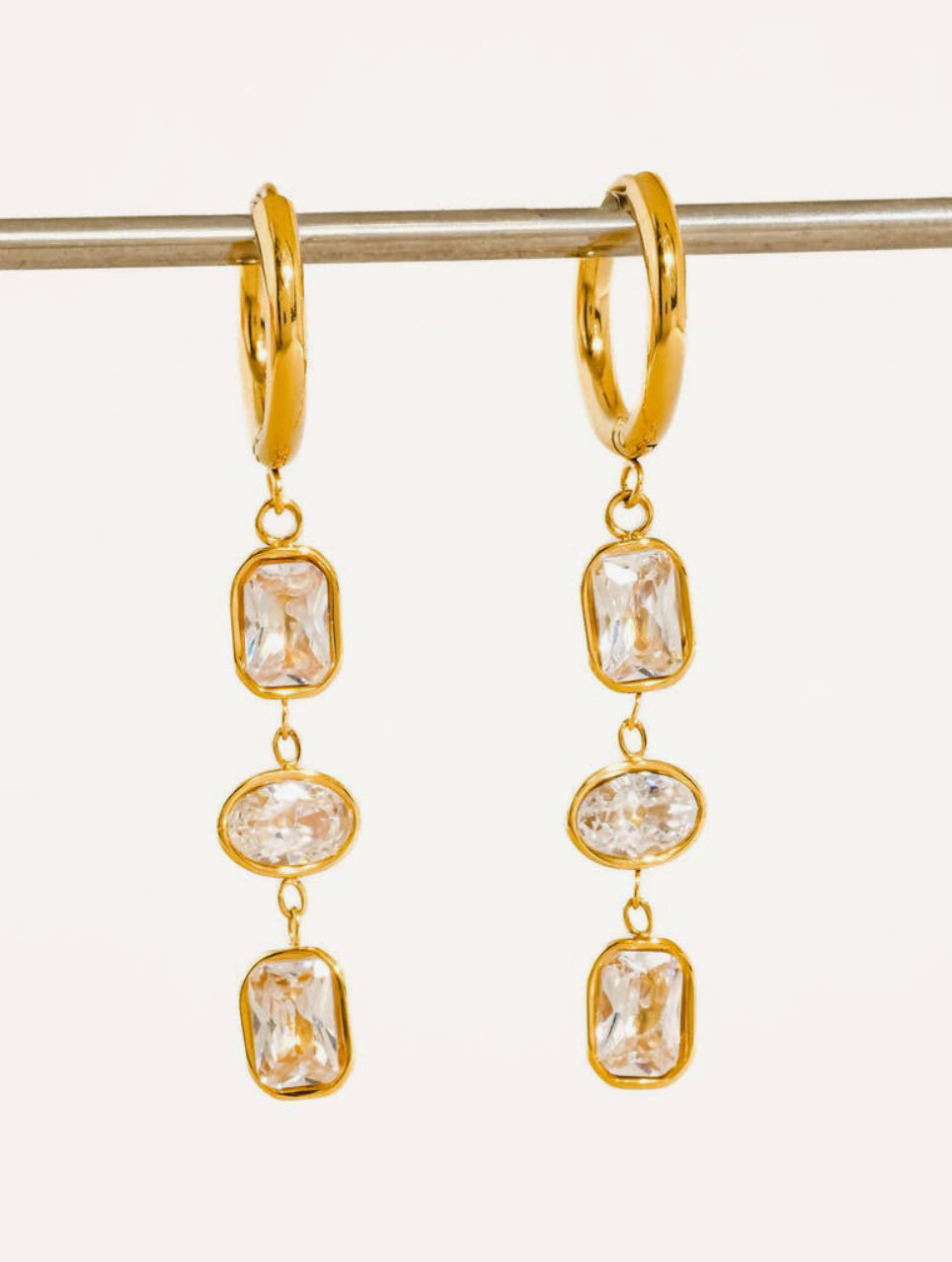 Sunniva Triple Drop Earrings