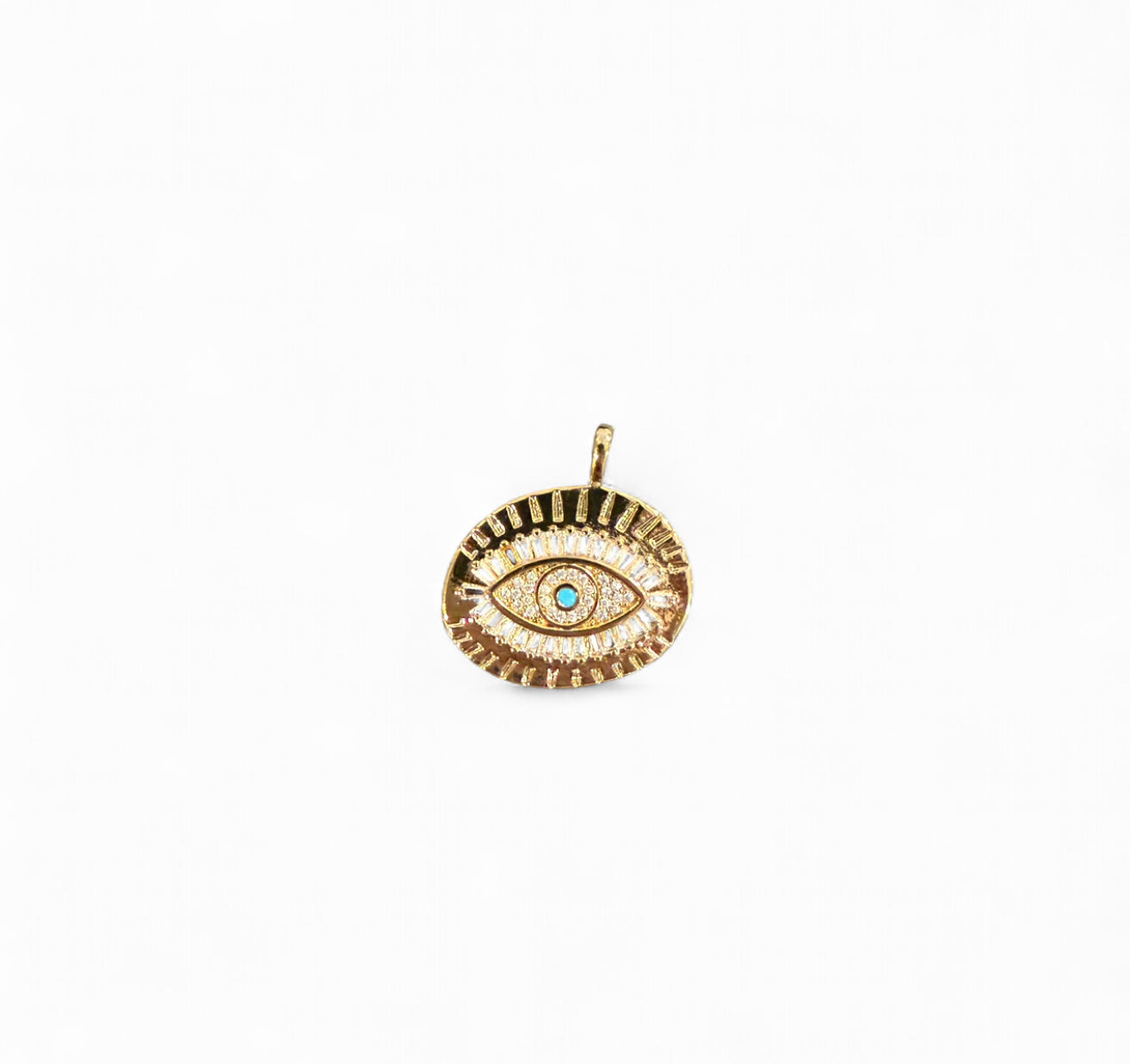 Crystal Eyelet Charm