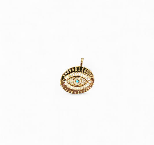 Crystal Eyelet Charm