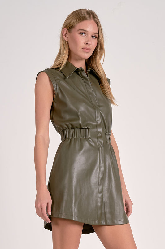 Ivy Leather Dress