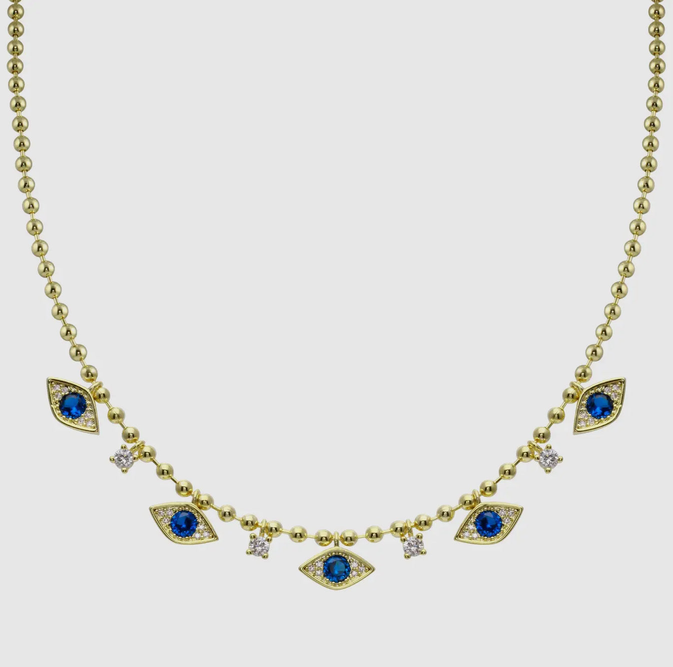 Evil Eye Ball Necklace