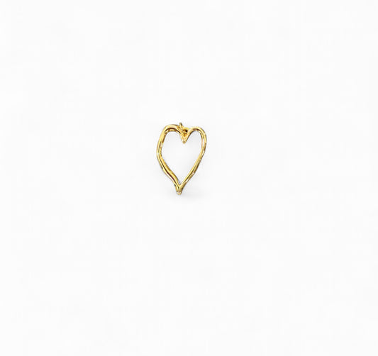 Hollow Heart Charm
