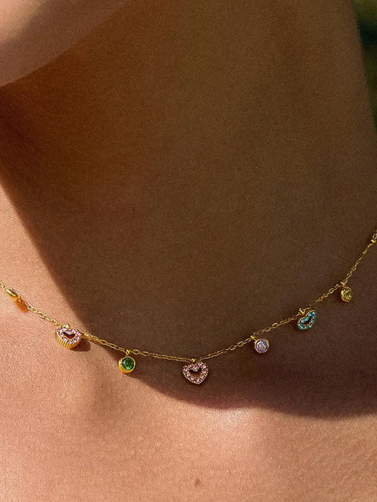 Genoa Heart Charm Necklace