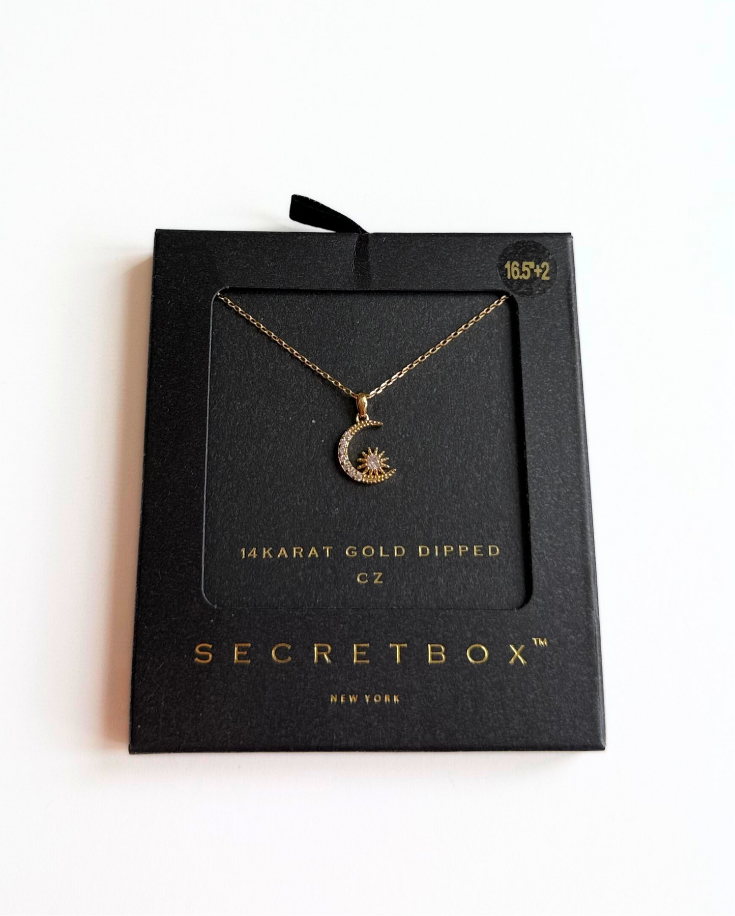 Secret Box - Moon & Star Necklace