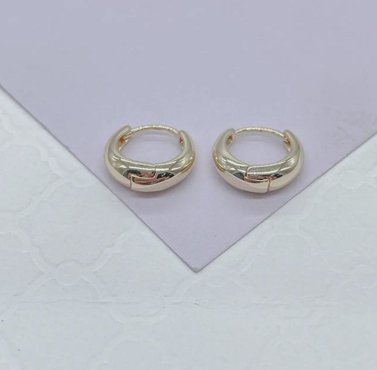 Tear Drop Hoop Earring
