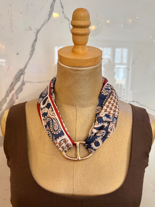 Paisley Mariner Necklace Scarf