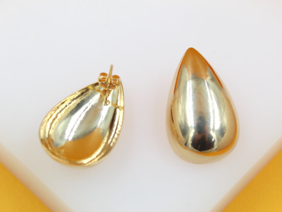 Filled Teardrop Earrings