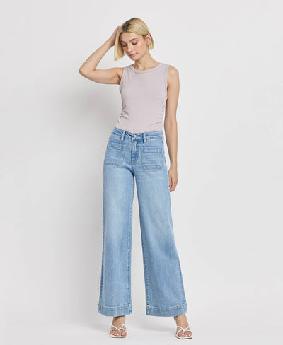 High Rise Trouser Jeans