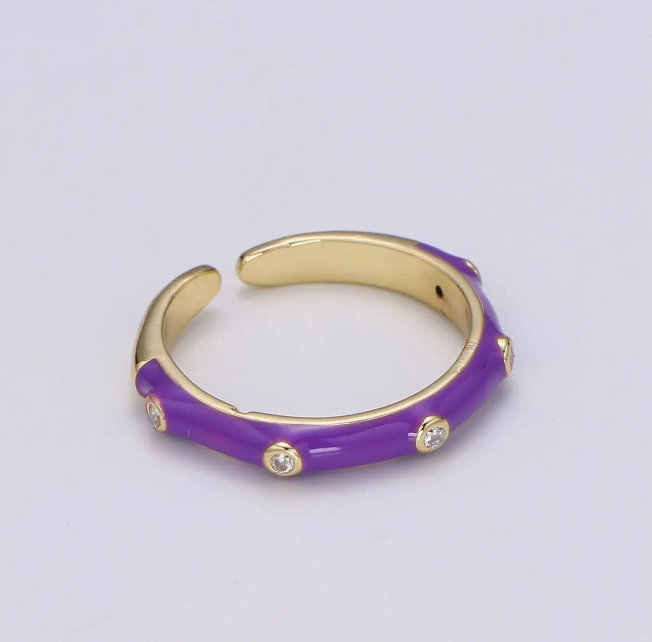 ￼Eliza Band Rainbow Ring