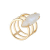 Moonstone Marquis Ring