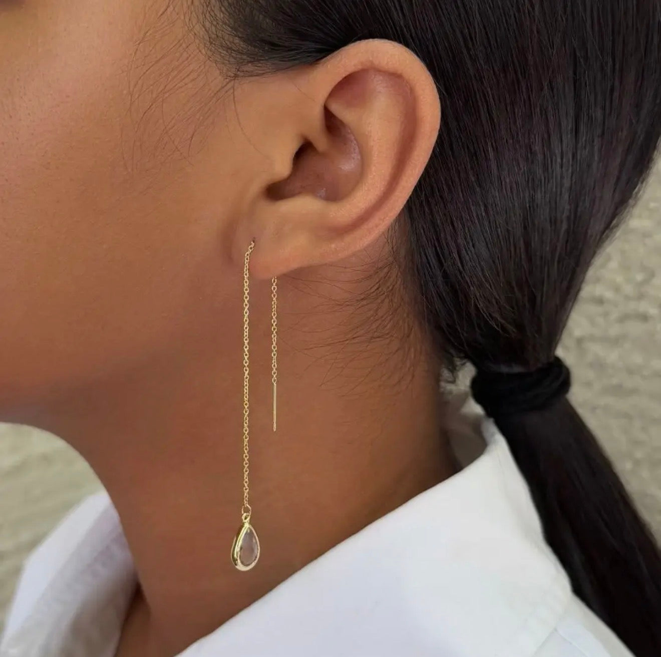 Amelia Threader Earrings