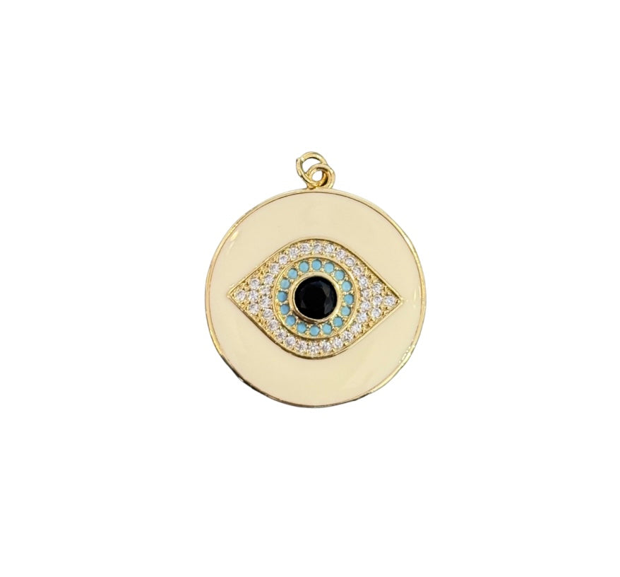 ￼Eye Enamel Charm