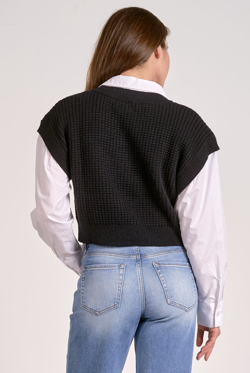 Soho Layered Cropped Knit