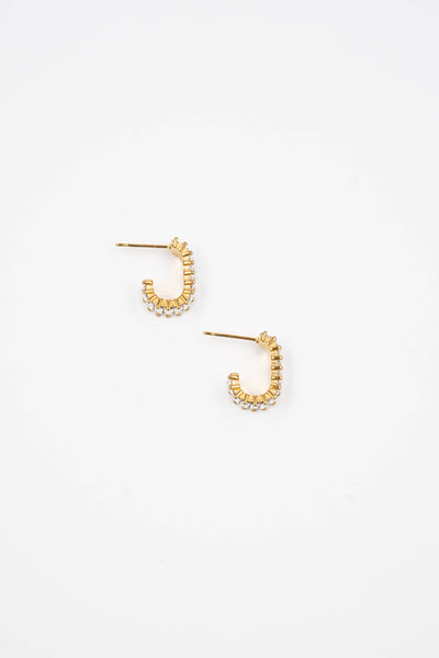 Square Diamond Hoops