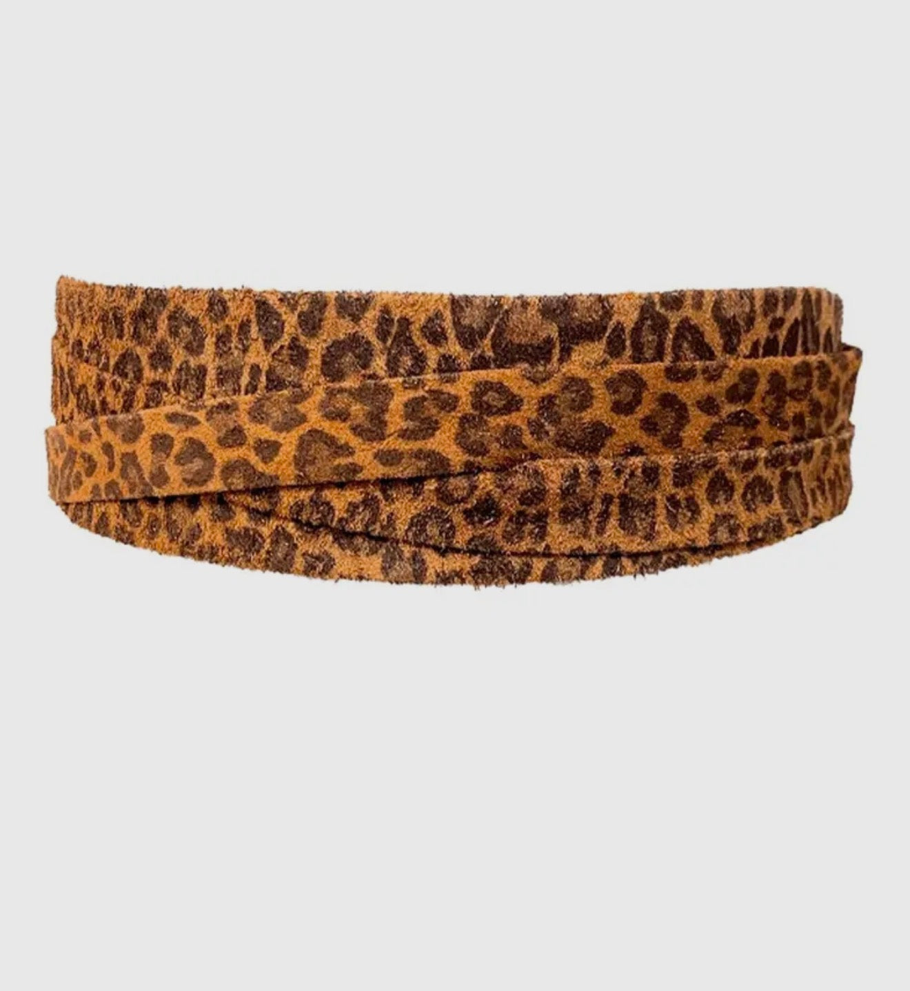 Leopard Wrap Belt