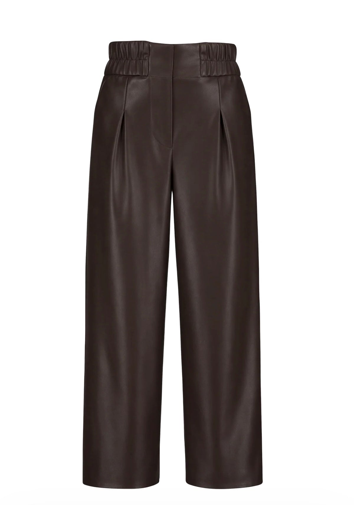 Emma Pull-On Leather Pants