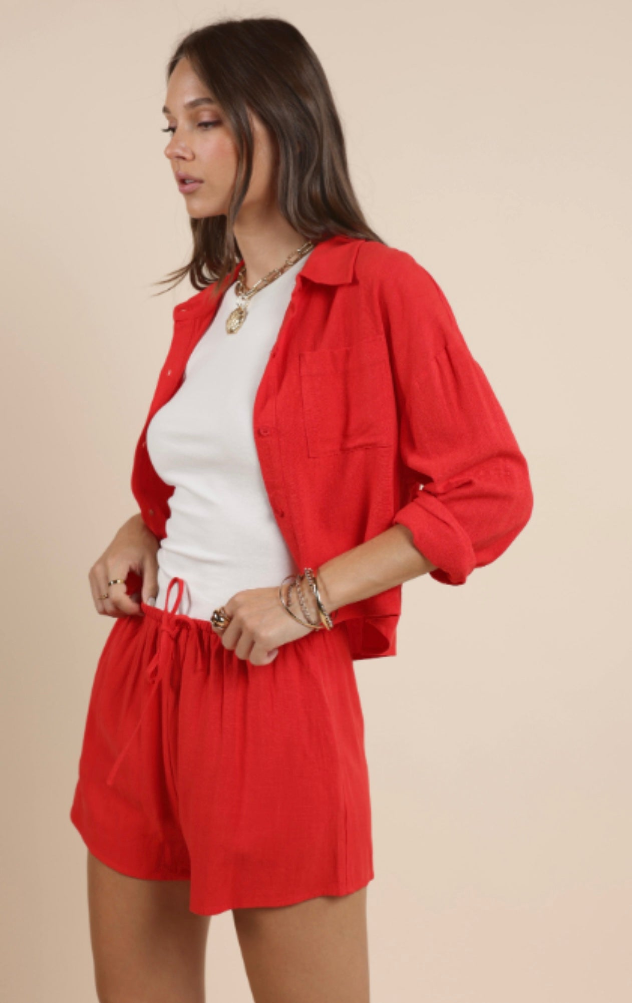 Sugarloaf Linen Blend Easy Shorts